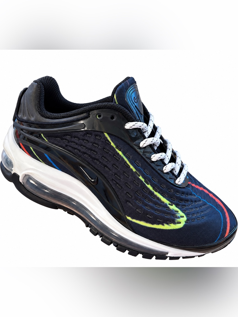 Nike Air Max Deluxe Black Midnight Navy (GS) shoes sneakers 6.5Y 6.5 youth